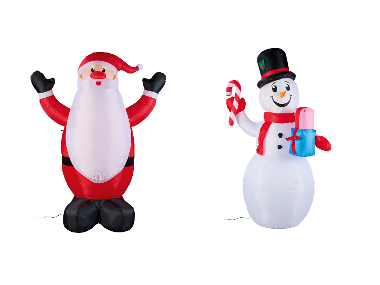 LIVARNO® Selbstaufblasende LED-Weihnachtsfigur