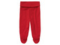 Rote Baby-Leggings mit Füssen