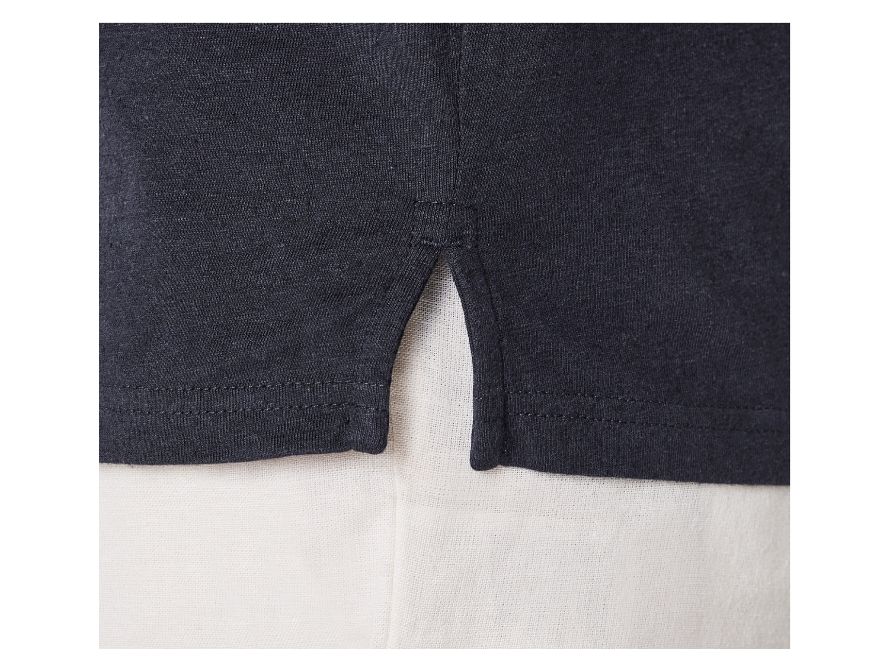 Thumbnail - LIVERGY® Herren Poloshirt mit Leinen (Navy, S (44/46))