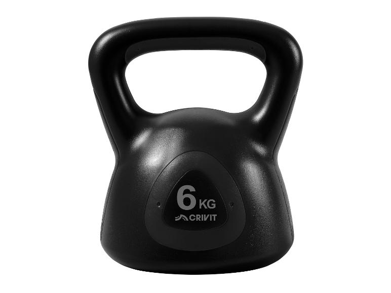 Schwarze 6 kg Kettlebell