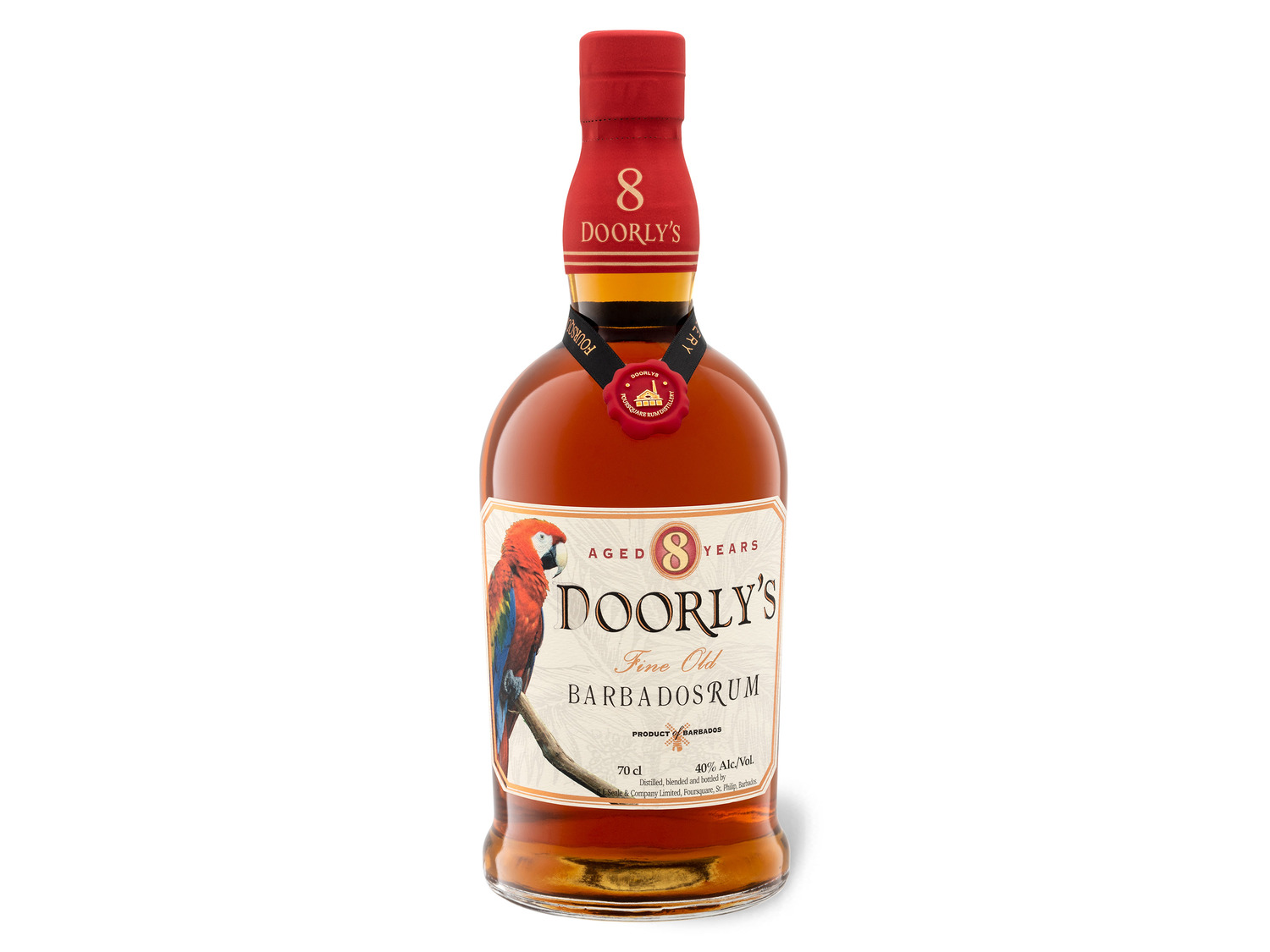 Vol Barbados | 8 Rum 40% Doorly\'s Jahre LIDL