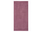 Ein rosafarbenes Handtuch mit gewebter Textur.