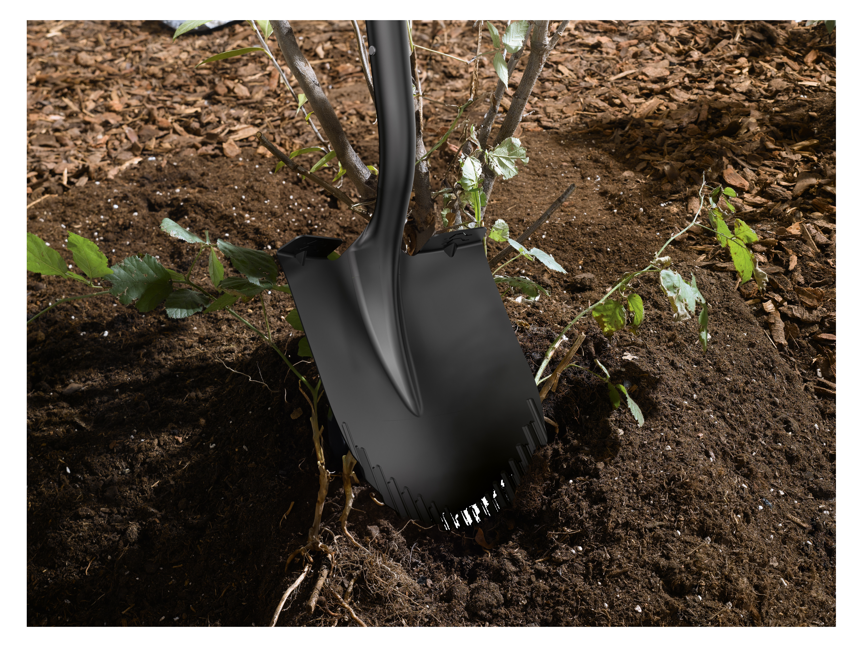 Thumbnail - PARKSIDE® Spaten mit Wurzelsäge / Schaufel mit Wellenschliff (Schaufel)