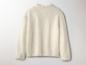 ESMARA® Damen Mohair-Mix-Premium-Pullover in Weiß, Rückansicht.