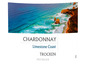 Chardonnay aus der Limestone Coast, Australien, mit einem Bild der Küste.