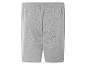 Graue Joggingshorts.