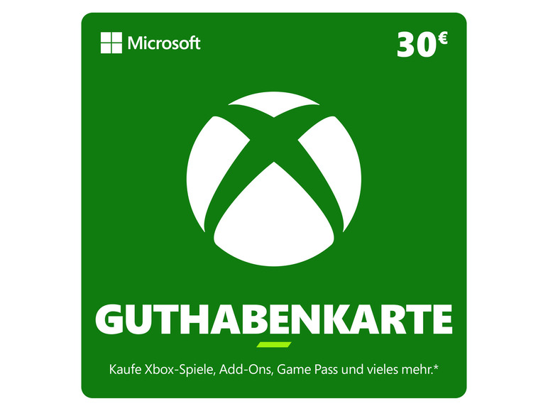 Gehe zu Vollbildansicht: Xbox Code über 30 € - Bild 1