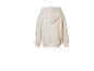 Kinder-Feinstrick-Hoodie in Creme, Rückansicht