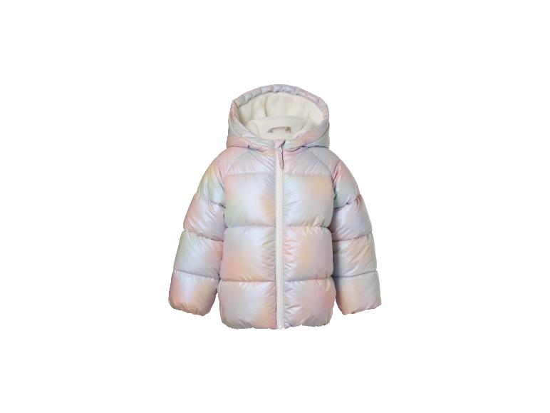 LUPILU® Kinder Thermo Steppjacke in schimmerndem Pastell-Farbverlauf