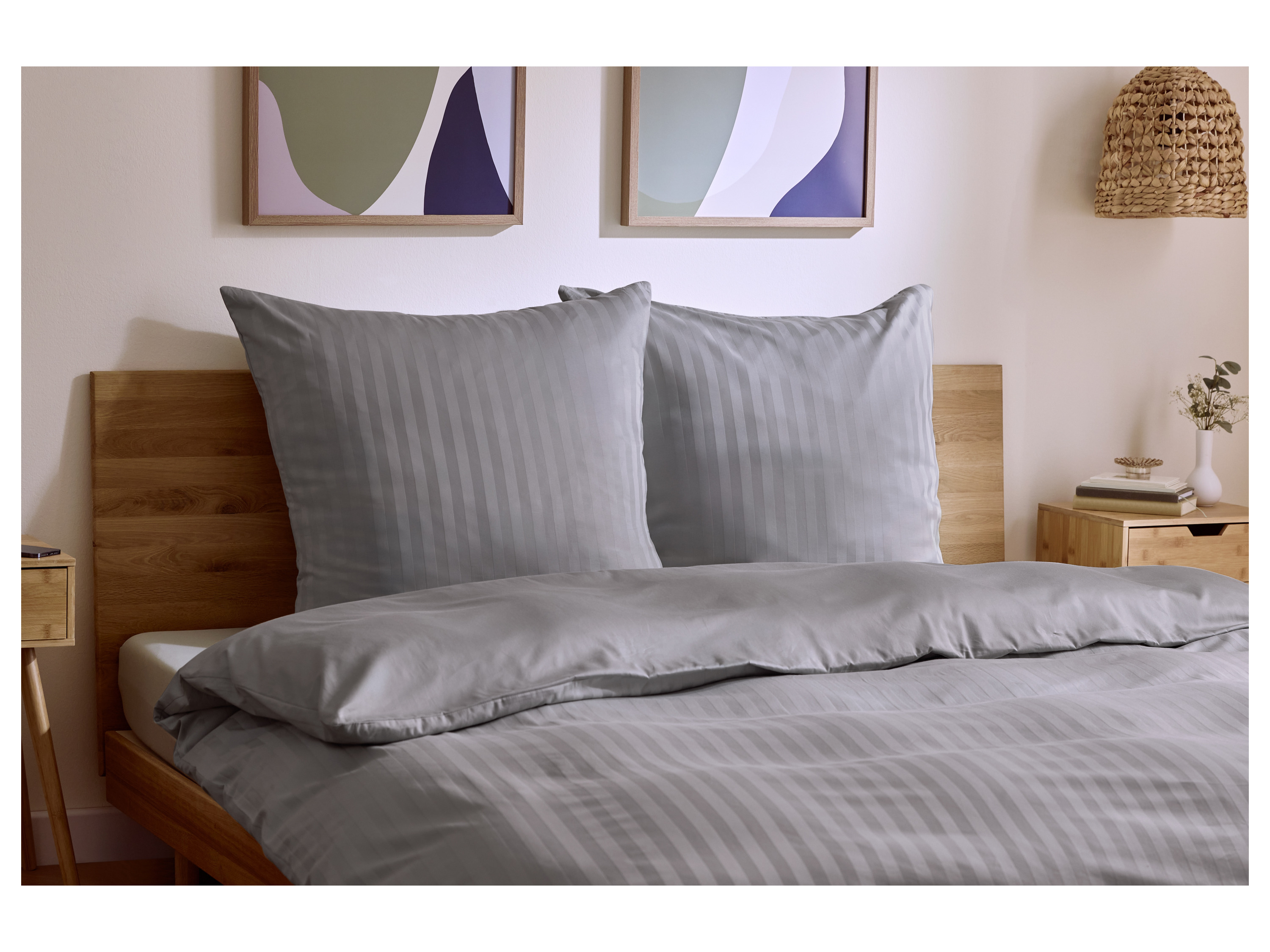 LIVARNO® Luxus Satin Spannbettlaken, 90-100 x 200 cm (Weiß) – Bild 4 von 4