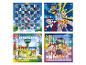Vier Paw Patrol Brettspiele mit unterschiedlichen Regeln.