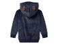 Dunkelblauer Kinder-Kapuzenpullover mit Bärenohren