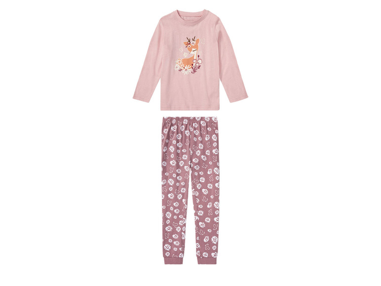 Gehe zu Vollbildansicht: lupilu® Kleinkinder Pyjama, Druck leuchtet im Dunkeln - Bild 2