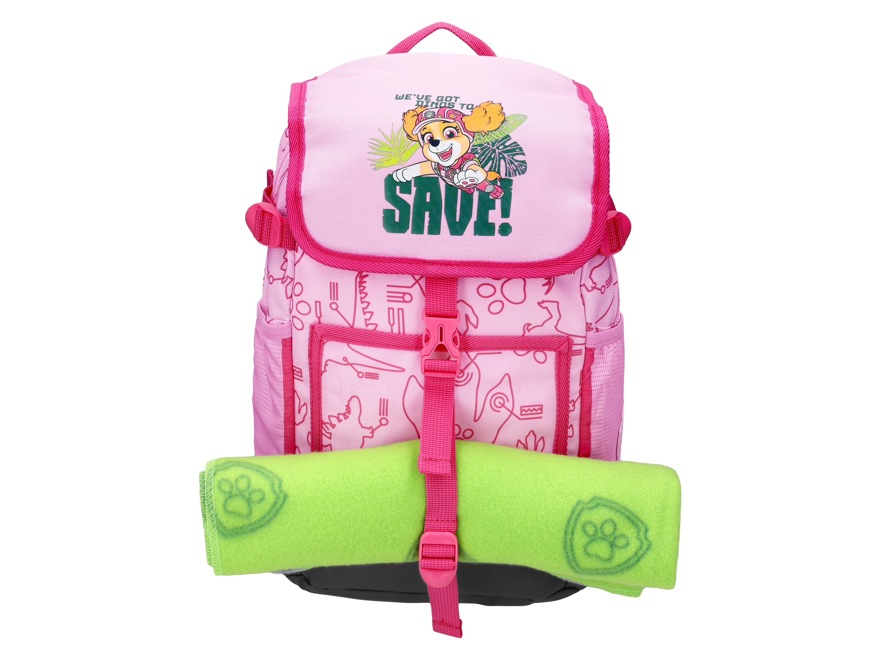 LUPILU® Kinder-Rucksack »Paw Patrol - Der Dino Film« (Rosa)