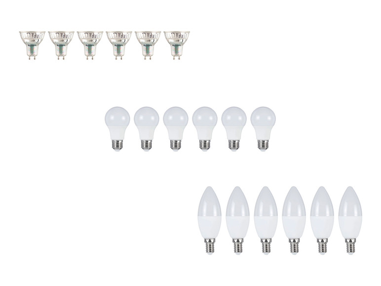 Gehe zu Vollbildansicht: LIVARNO home LED-Lampen, 6er-Set - Bild 1