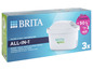 Packung mit 3 Brita Maxra Pro Wasserfiltern für besseren Geschmack und weniger Kalk.