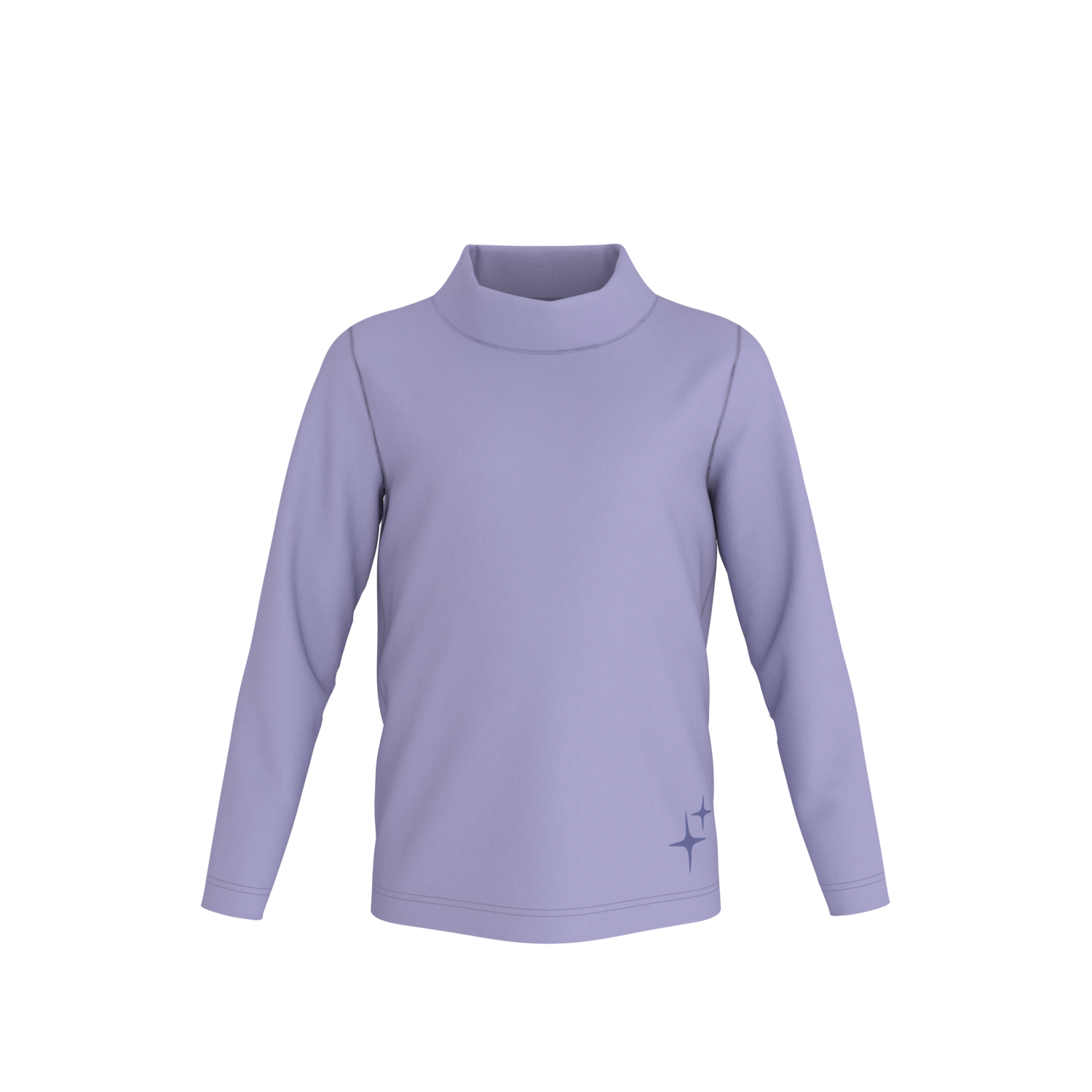 LUPILU® Kinder-Thermo-Langarmshirts (navy/lila, 110/116) – Bild 3 von 4