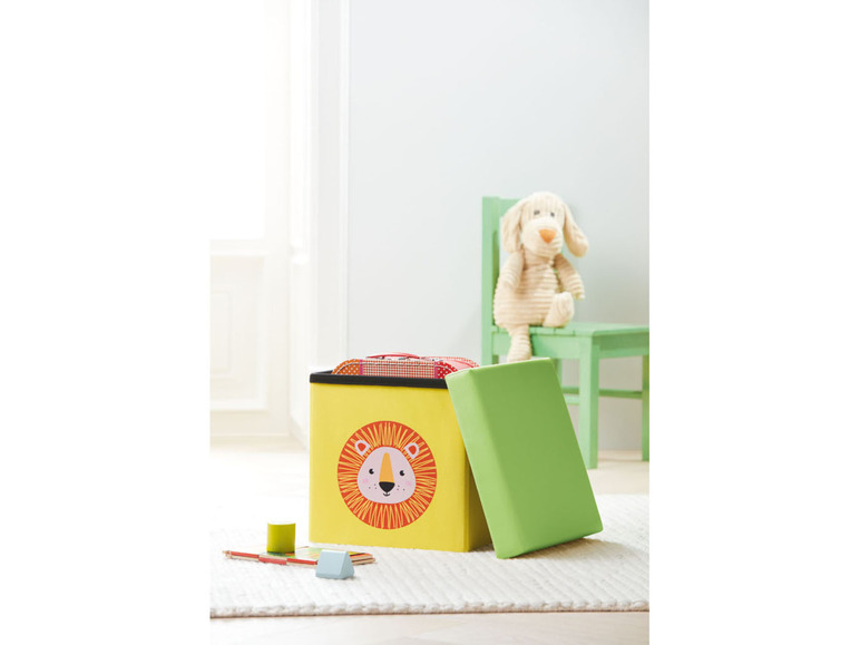 Gehe zu Vollbildansicht: Livarno Home Kinder Sitz- und Aufbewahrungsbox, gepolstert - Bild 3