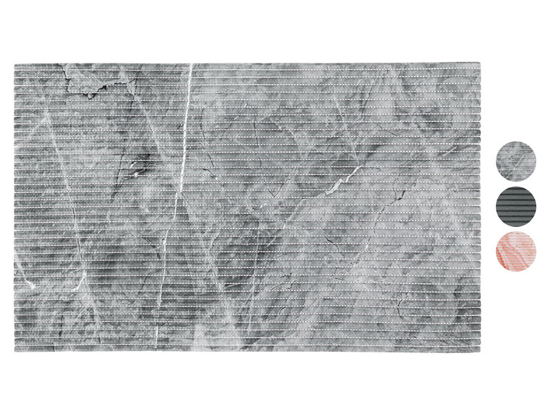 Graue Tischsets mit Marmormuster