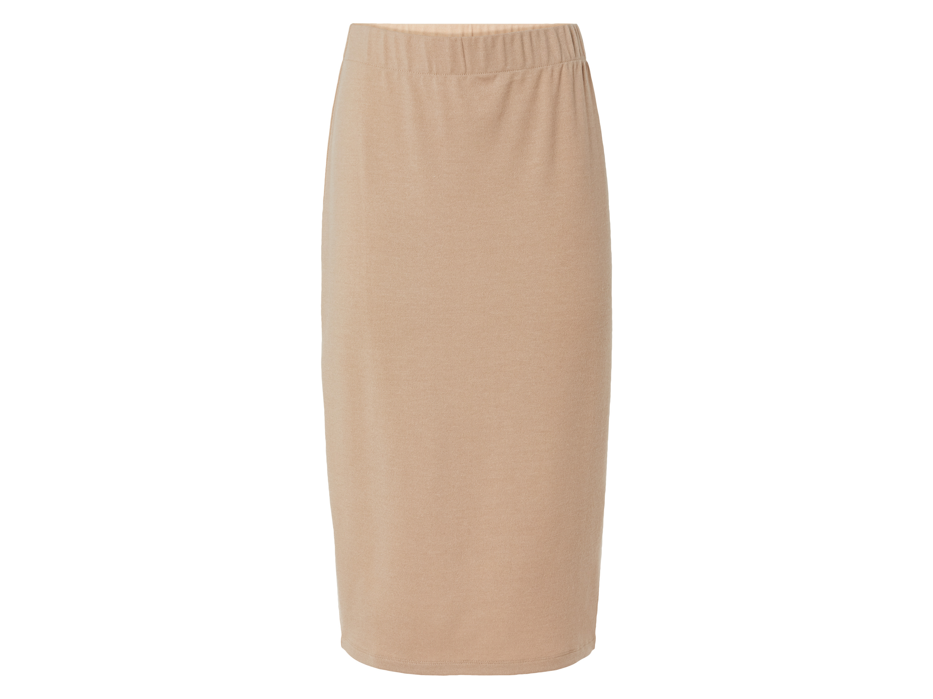 esmara® Damen Rock Midi (Beige, L(44/46))““ | mit bequemem Gummizugbund Schnitt: figurbetont geschnitten Länge: Midi Material: Polyester, 8 % Viskose Viskose von Lenzing, 3 % Elasthan Lycra® Pflegehinweis: waschen bei max. 30 °C Pflegeleicht nicht bleichen nicht im Wäschetrockner trocknen bügeln bis 110 °C Stufe 1. Kein Bügeln mit Dampf nicht trockenreinigen Größe: Xs32/34 – L44/46 Meine Lidl-Größe – so einfach gehts Einfach den Lidl-Größenrechner besuchen. Für deine Personengruppe und Produktgruppe die gemessenen Körpermaße eintragen und dann den Berechnen-Button betätigen. Schon wird dir deine Größe angezeigt. Oeko-Tex® Standard 100 Geprüft auf Schadstoffe Zertifizierungsnummer: 12.Hbd.13320 Hohenstein Htti Standard 100 by Oeko-Tex® ist die weltweit bekannteste, unabhängige Zertifizierung schadstoffgeprüfter Textil- und Lederprodukte aller Art – vom Garn und den Stoffen bis hin zum gebrauchsfertigen Artikel. Das Label bestätigt