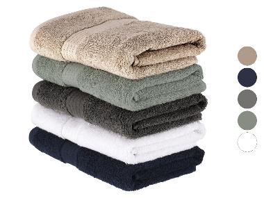 LIVARNO home Frottier-Handtücher, 2 Stück, 50 x 100 cm
