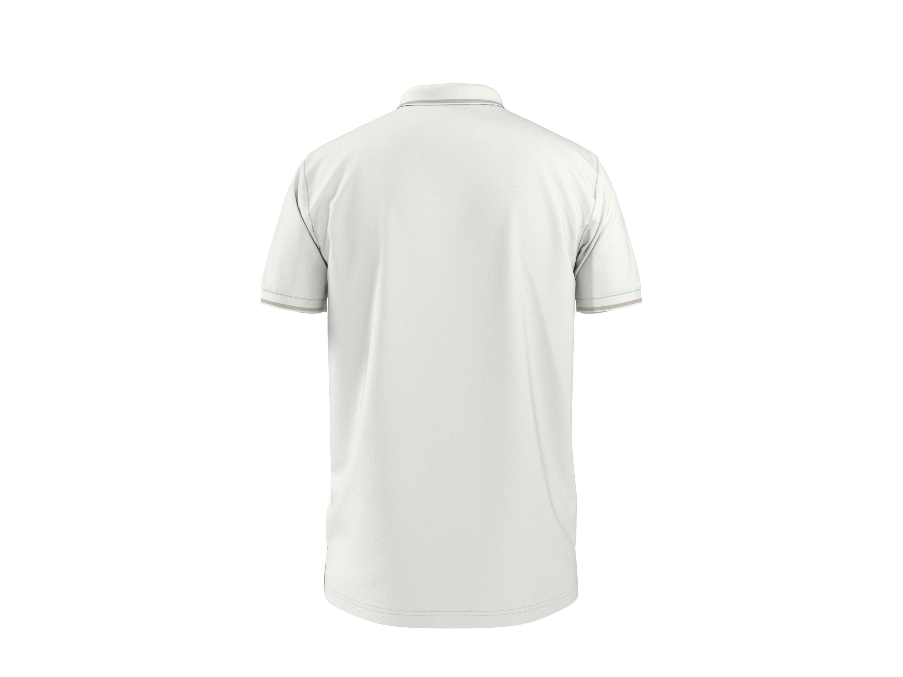 ESMARA MEN Herren Piqué Poloshirt (Weiß, XL (56/58)) – Bild 4 von 4