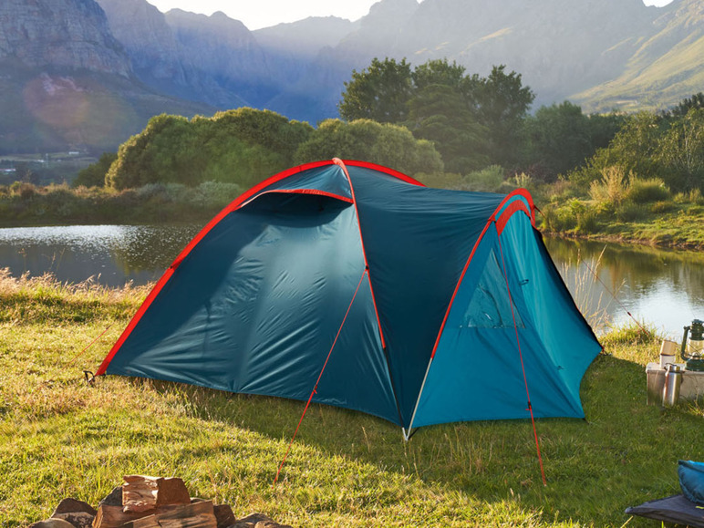 Gehe zu Vollbildansicht: Rocktrail Campingzelt, verdunkelt, für 4 Personen, mit Doppeldach - Bild 9
