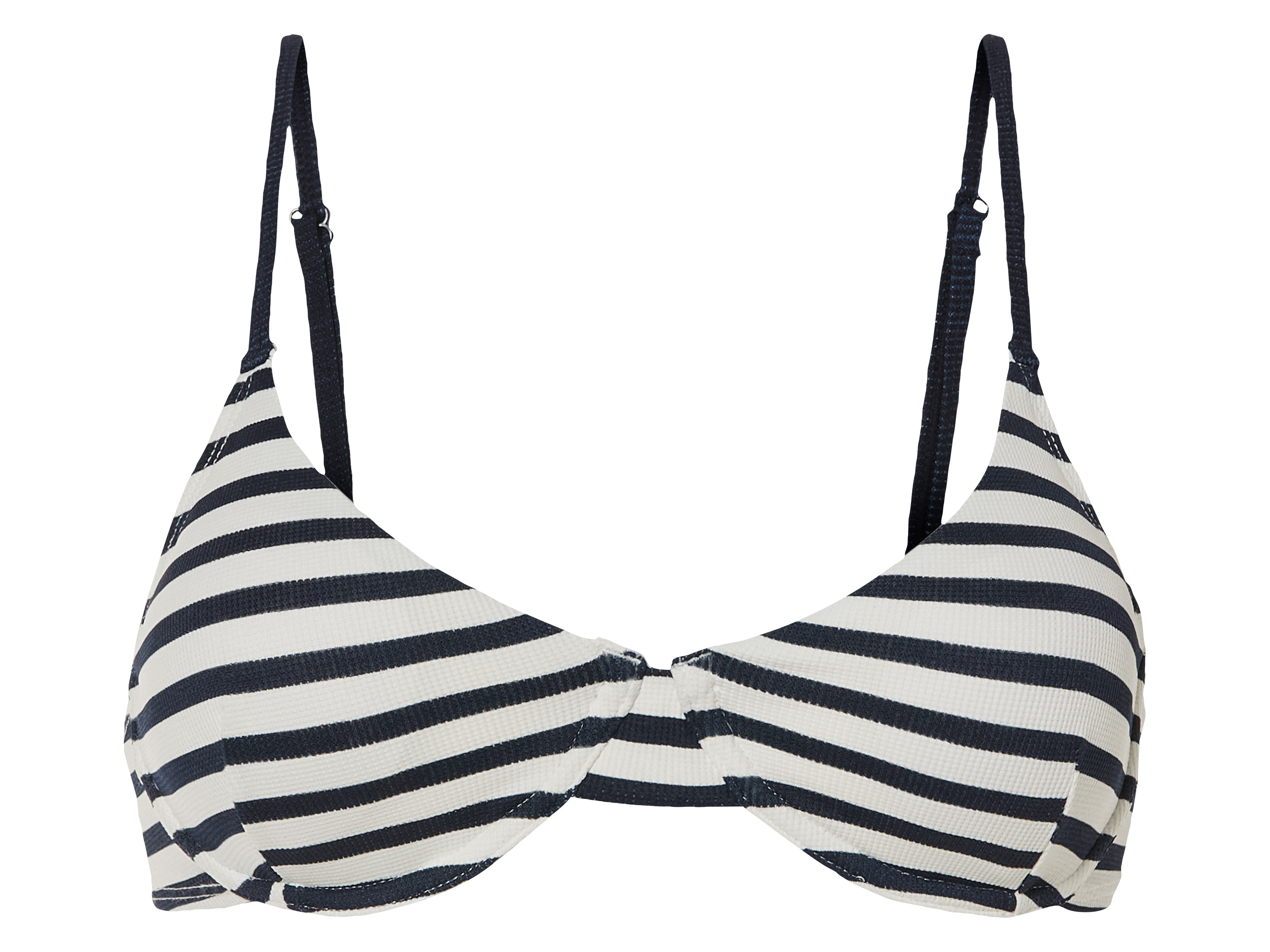 esmara® Damen Bikini Oberteil (Streifen, 42) | 04335633090484