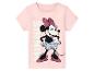 Rosa Kinder-T-Shirt mit kurzen Ärmeln und Minnie Maus-Aufdruck