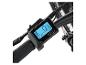 E-Bike-Display mit Anzeige von Geschwindigkeit, Reichweite und Batteriestand.