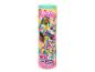 Barbie Cutie Reveal Care Bears Puppe in einer Röhre, mit einer Puppe und einem Plüschbären.