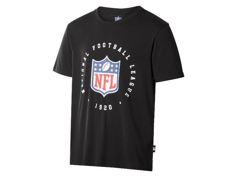 Schwarzes T-Shirt mit NFL-Emblem und dem Text „NATIONAL FOOTBALL LEAGUE 1920“