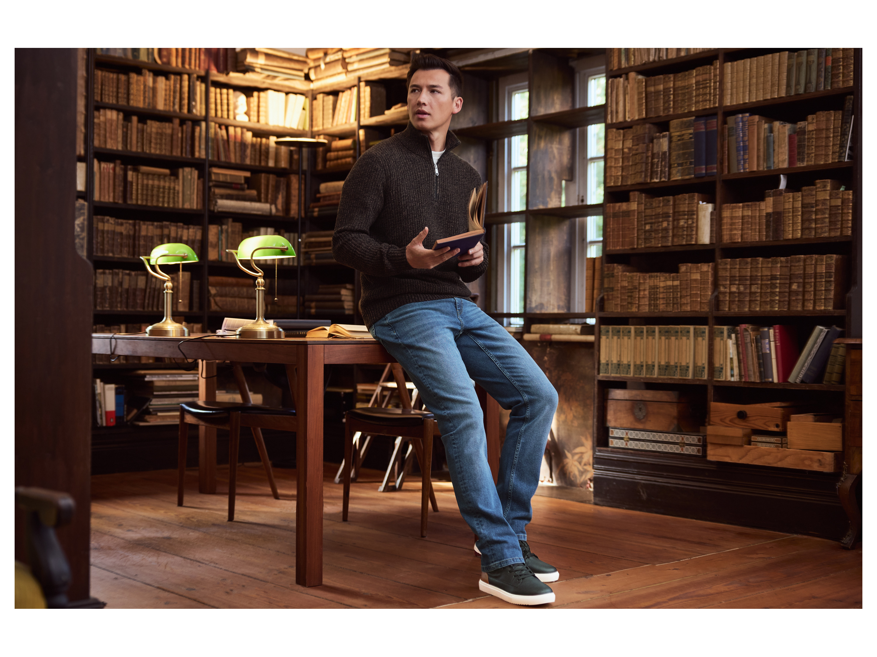 Thumbnail - esmara Men Herren Jeans Straight Fit (Hellblau, 52 (36/32))