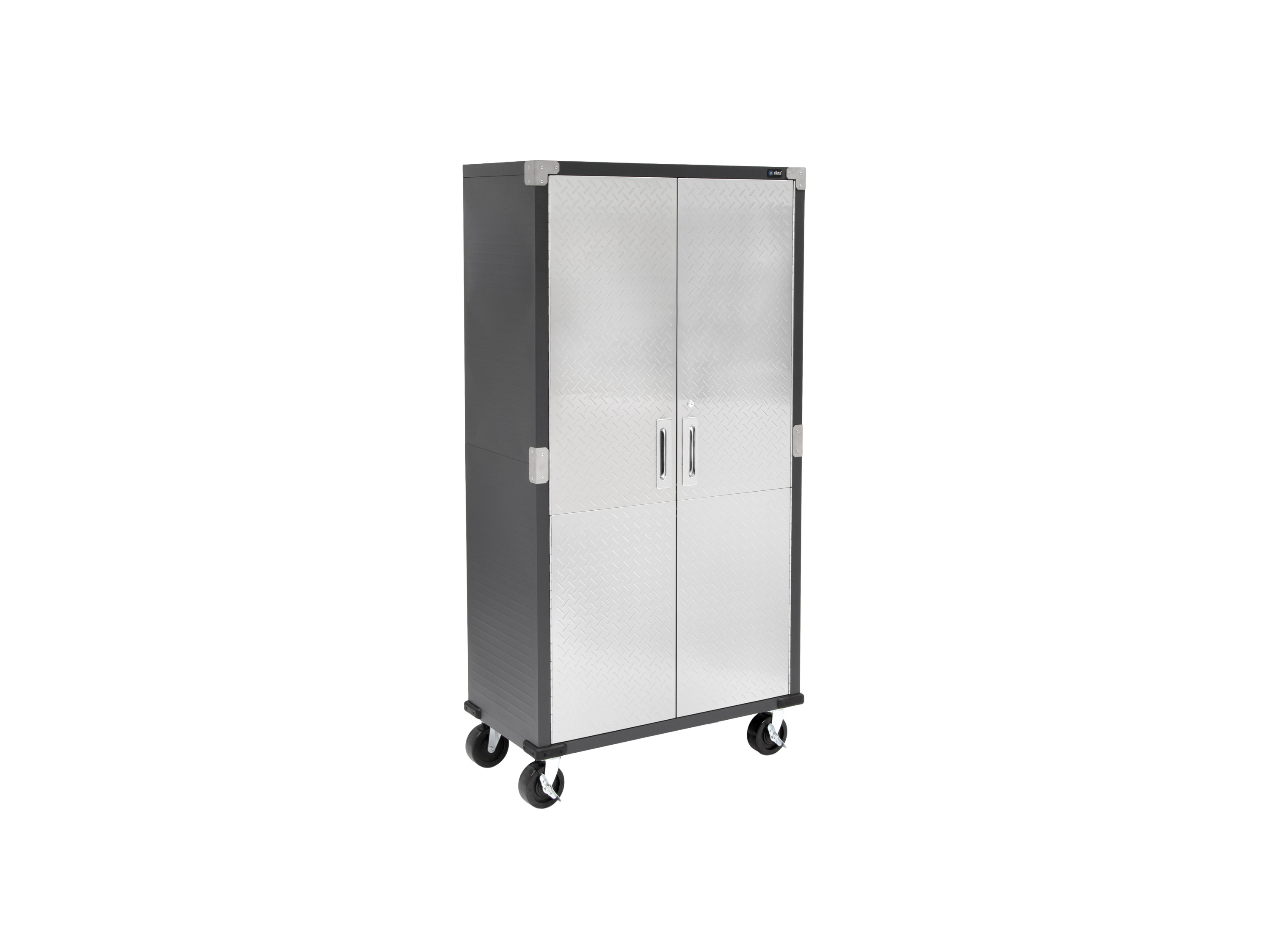 RIKTA ProLine Hochschrank mit Rollen, H 183 X B 91 X T 46cm, 250kg Belastung