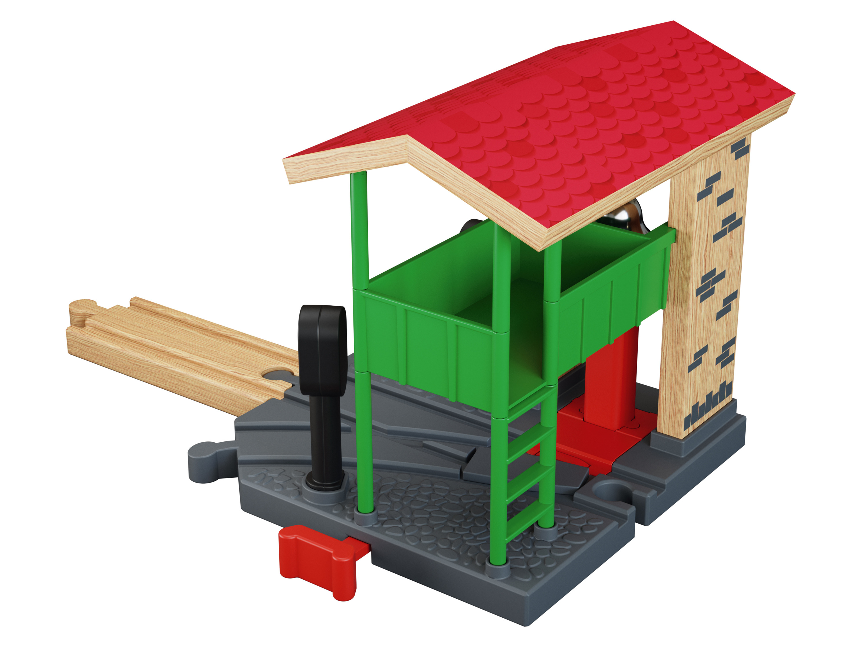 Thumbnail - lupilu® Lokschuppen / Bahnhof / Weichenhäuschen / Verladestation, 13-teilig / 8-teilig / 4-teilig / 15-teilig (Weichenhä...