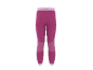 Rosa Sportleggings für Damen mit Mesh-Details und kontrastierendem Bund.