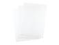 Drei transparente Transparentpapierblätter überlappend