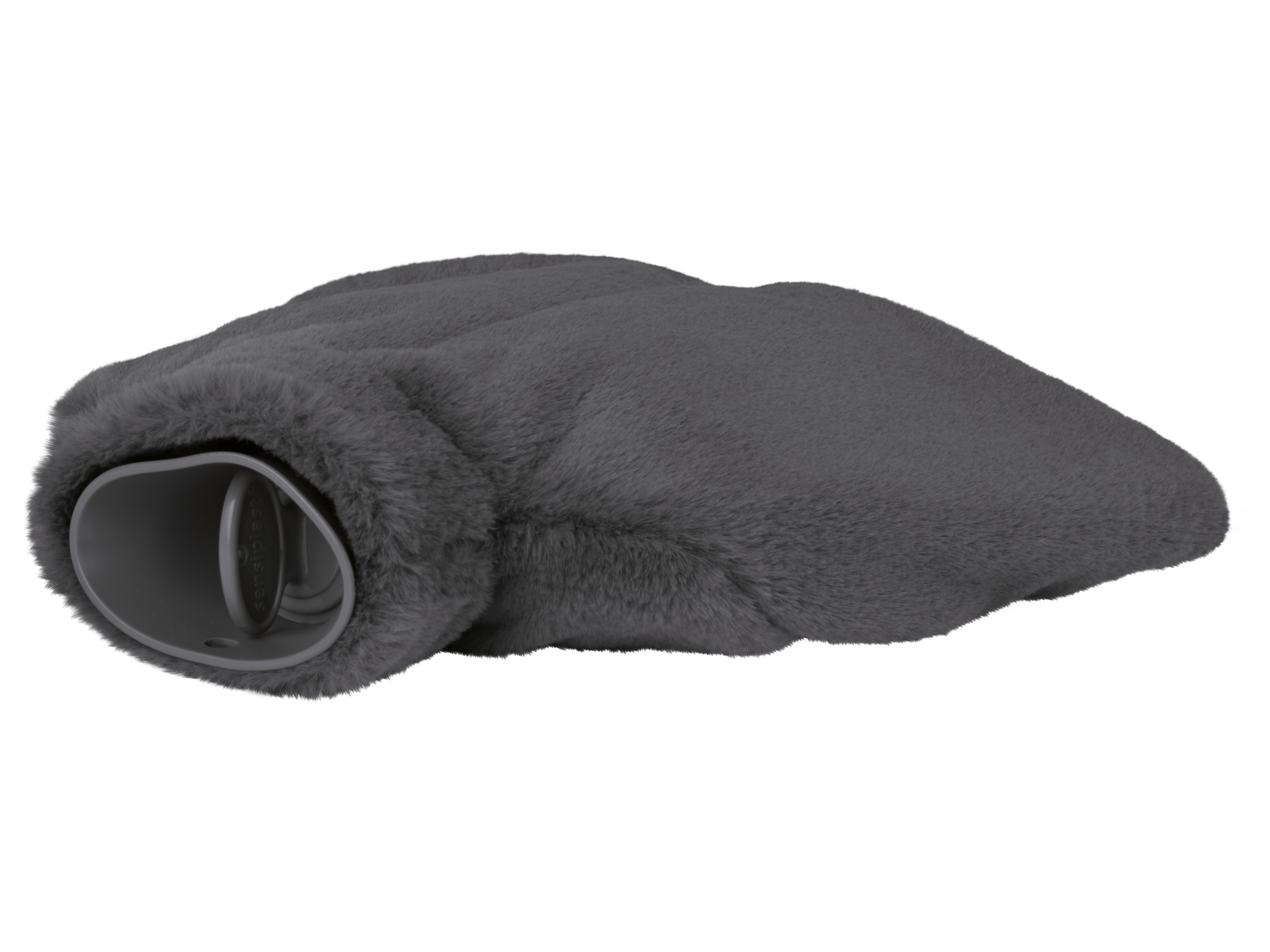 Thumbnail - sensiplast® Schlauch-Wärmflasche / 2-in-1 Wärmflasche (Fuß/dunkelgrau)