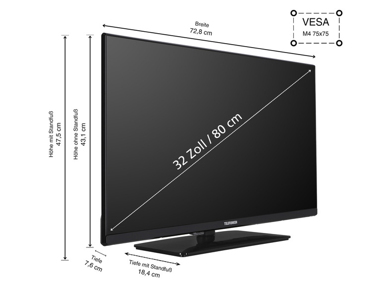 Gehe zu Vollbildansicht: TELEFUNKEN Fernseher »XFAN750M« Android Smart TV Full-HD - Bild 9