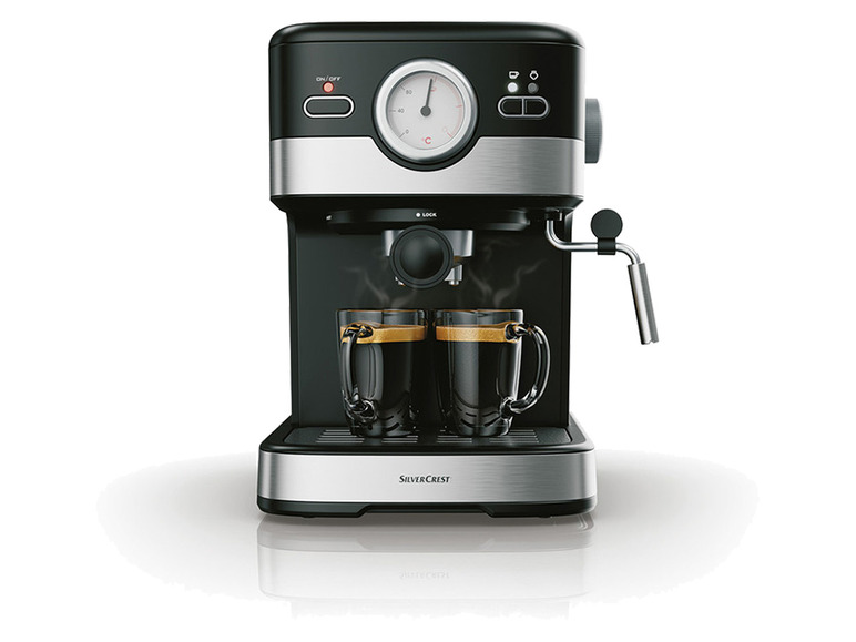 Gehe zu Vollbildansicht: SILVERCREST® Siebträger-Espressomaschine »SEM 1100 C4«, 1100 W - Bild 10