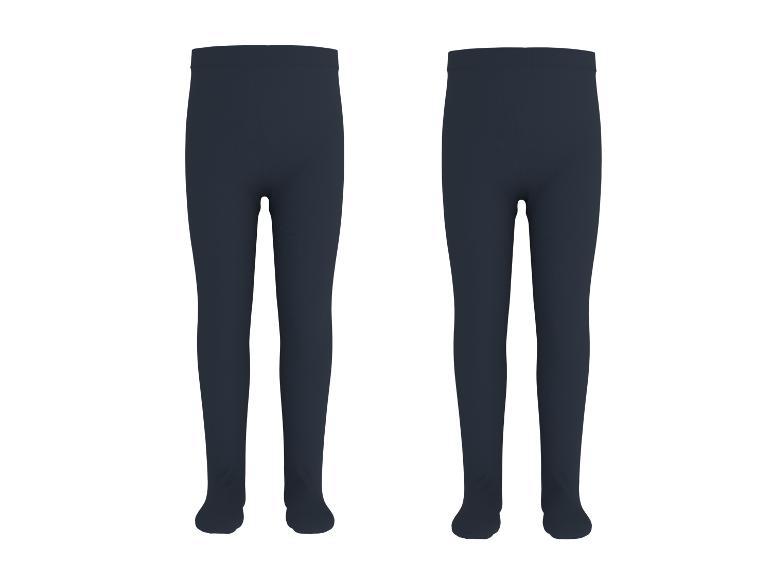 LUPILU® Kinder Thermo-Strumpfhose, 2 Stück, dunkelblau
