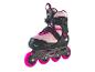 Crivit Inlineskates in Pink und Schwarz mit pinken Rollen