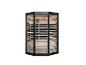 Infrarotsauna mit schwarzem Rahmen und hellem Holzinterieur