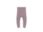 Rosa gerippte Baby-Leggings