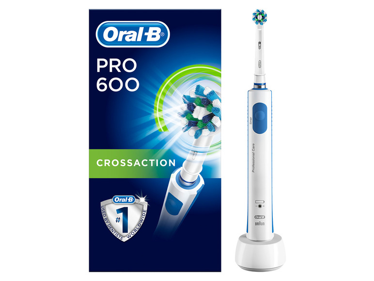 Gehe zu Vollbildansicht: Oral-B »PRO 600« CrossAction Elektrische Zahnbürste mit Timer - Bild 1