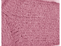 Nahaufnahme einer weichen rosa Fleecedecke oder eines Handtuchs.