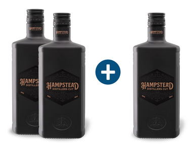 2+1 Paket Hampstead Gin Destillers Cut 40% Vol
