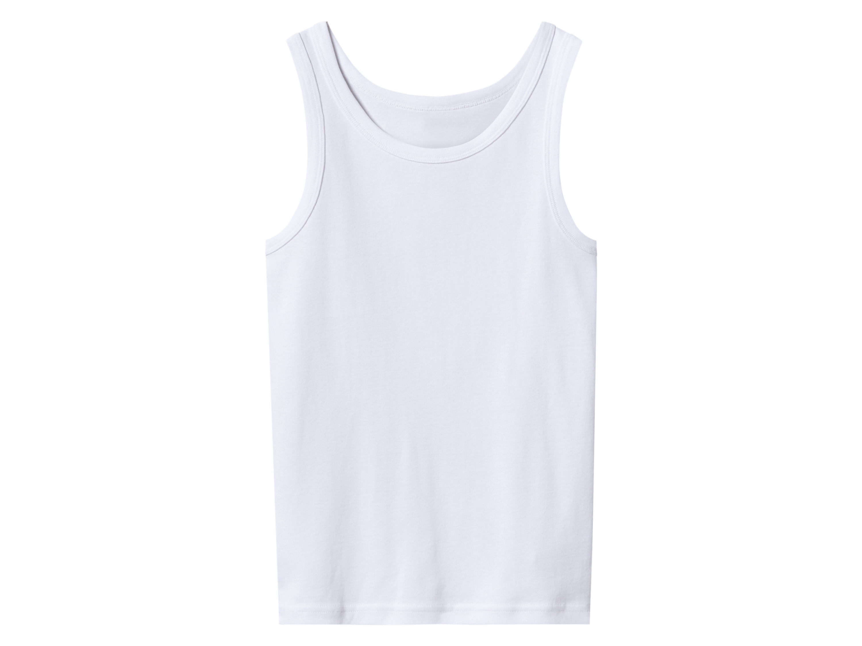 Thumbnail - esmara® Kinder Jungen Unterhemd, 5 Stück (Weiß/Grün, 146/152)