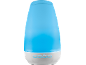 Blau beleuchteter Aroma-Diffusor mit Bedientasten für Licht, Timer und Nebel