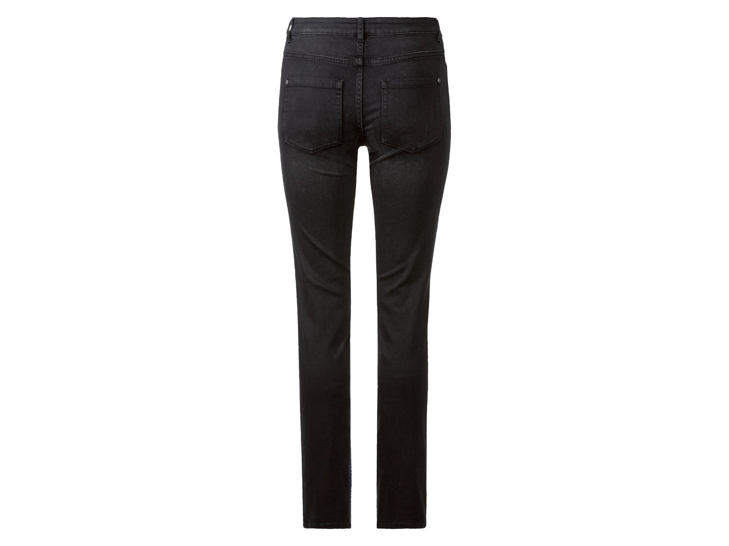 ESMARA® Damen Jeans Slim Fit (lange Länge, Schwarz, 38) – Bild 2 von 2
